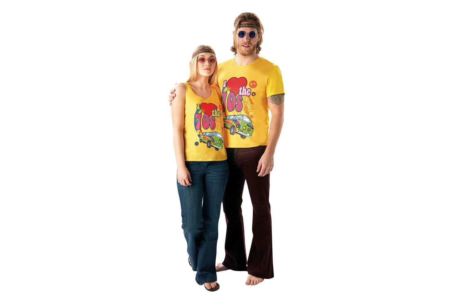 Rubies | Rb-810678-s | I Love The 70's Vest Top S-2