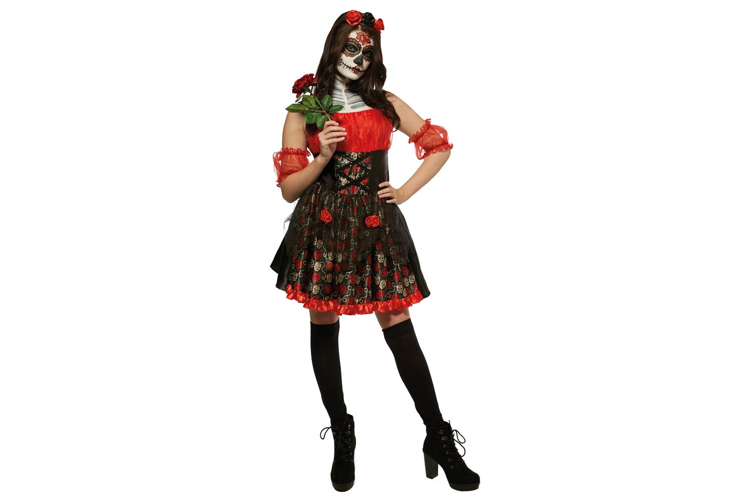 Rubies | Rb-820473-xs | Red Rose Day Of The Dead Xs