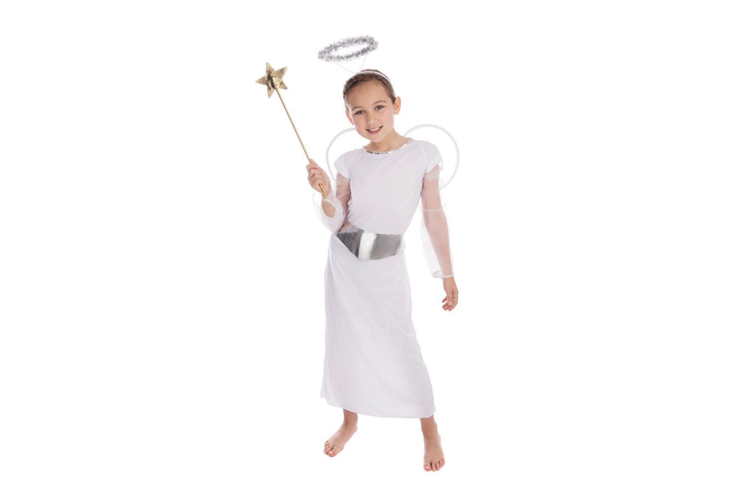 Rubies | Rb-cc342 | Angel Budget 110-122cm Girls Childrens Costume