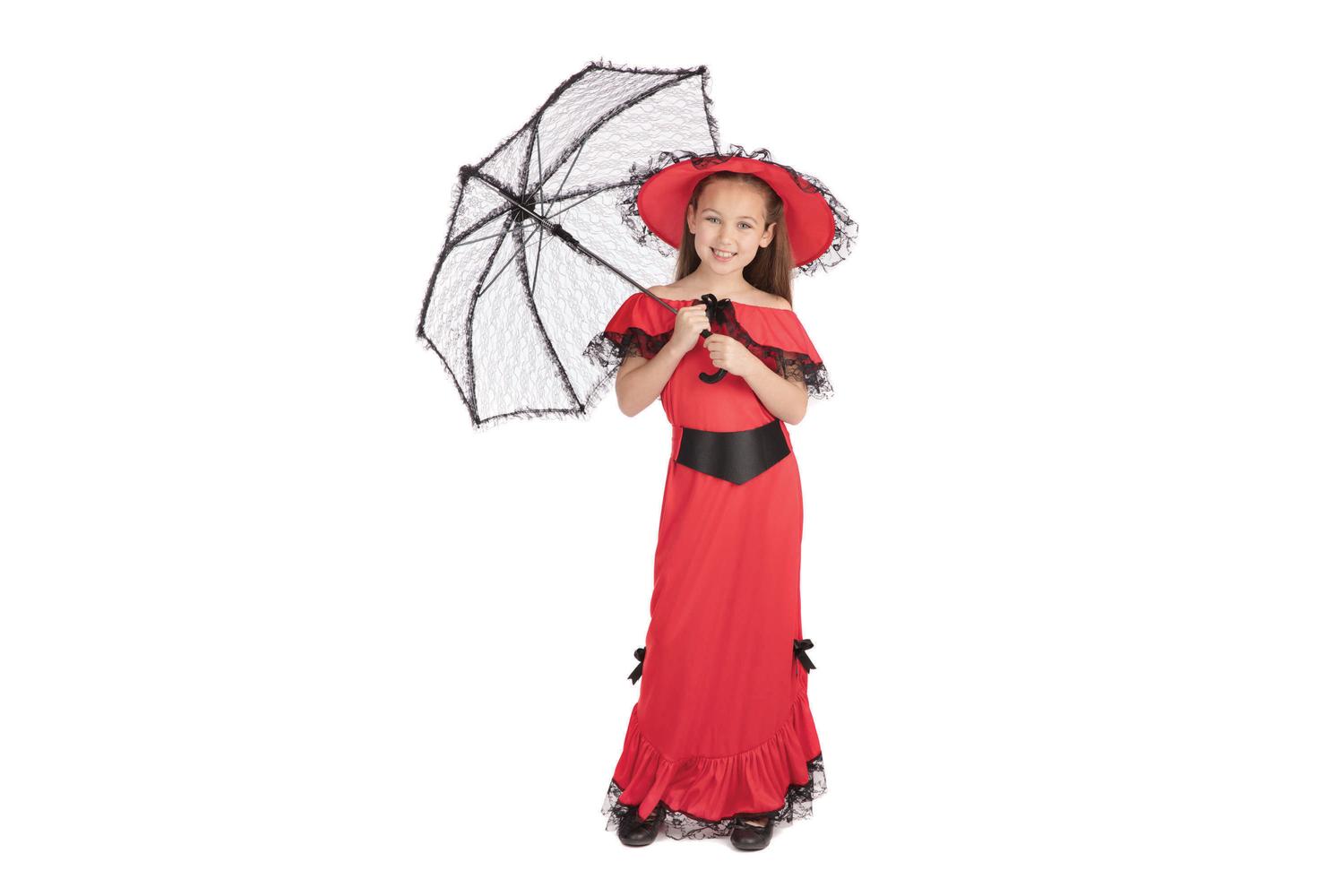 Rubies | Rb-cc407 | Scarlet O'hara Budget 134-146cm Girls Childrens Costume-2