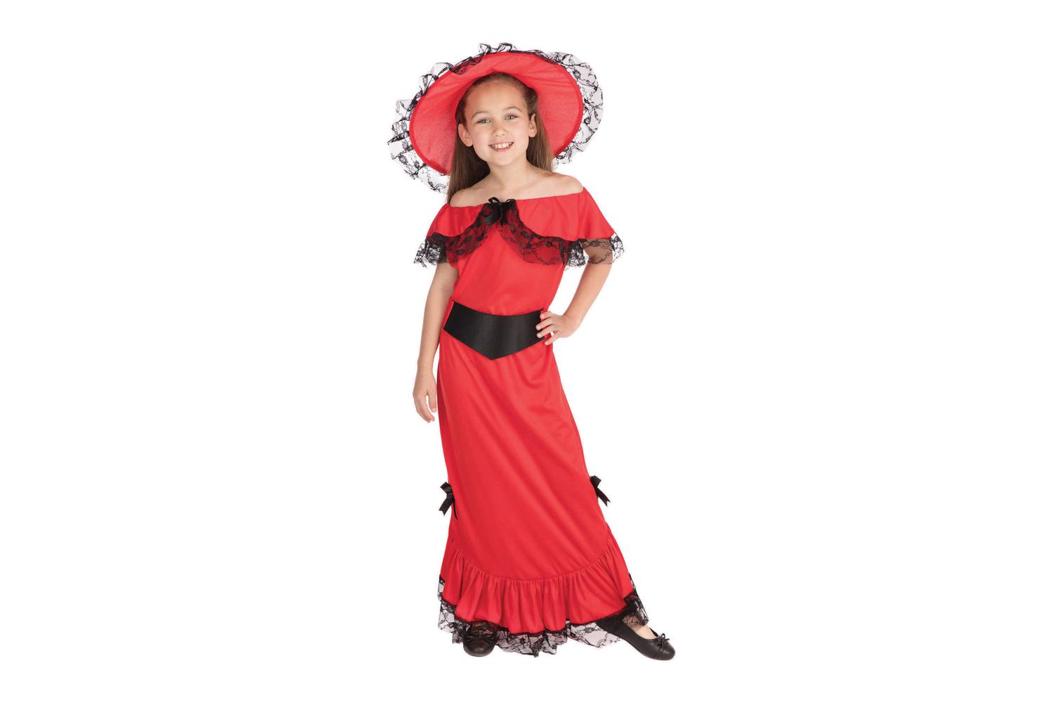 Rubies | Rb-cc407 | Scarlet O'hara Budget 134-146cm Girls Childrens Costume-3