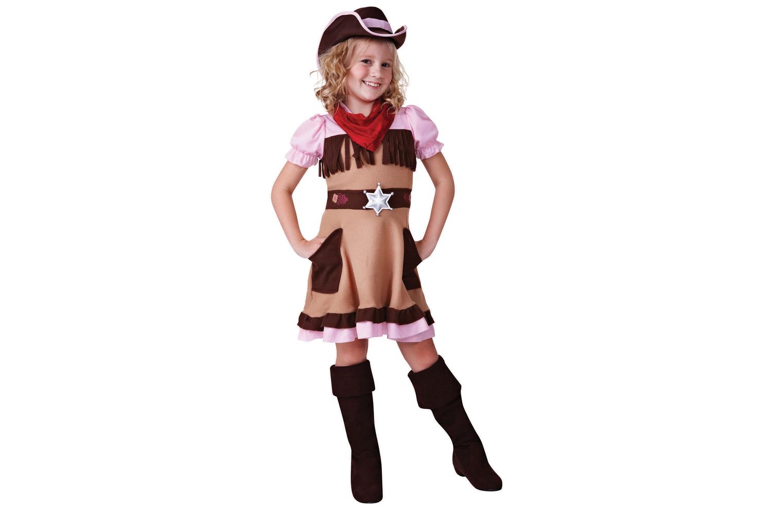 Rubies | Rb-cc492 | Cowgirl Cutie 110-122cm Girls Childrens Costume
