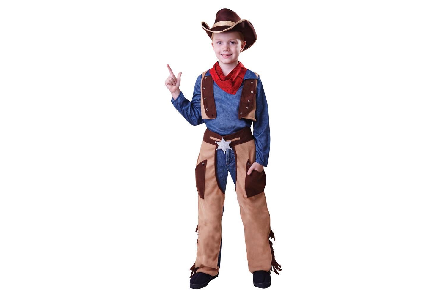 Rubies | Rb-cc496 | Cowboy Wild West 122-134cm Boys Childrens Costume