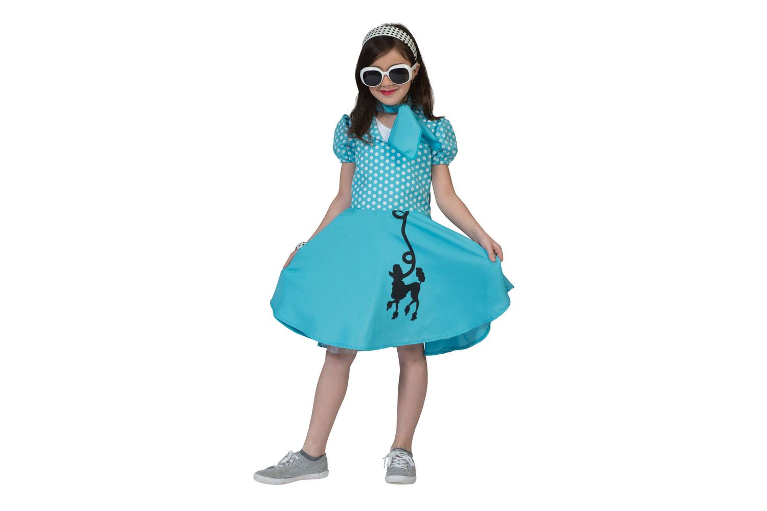 Rubies | Rb-cc550 | Poodle Dress Blue 134-146cm Girls Childrens Costume