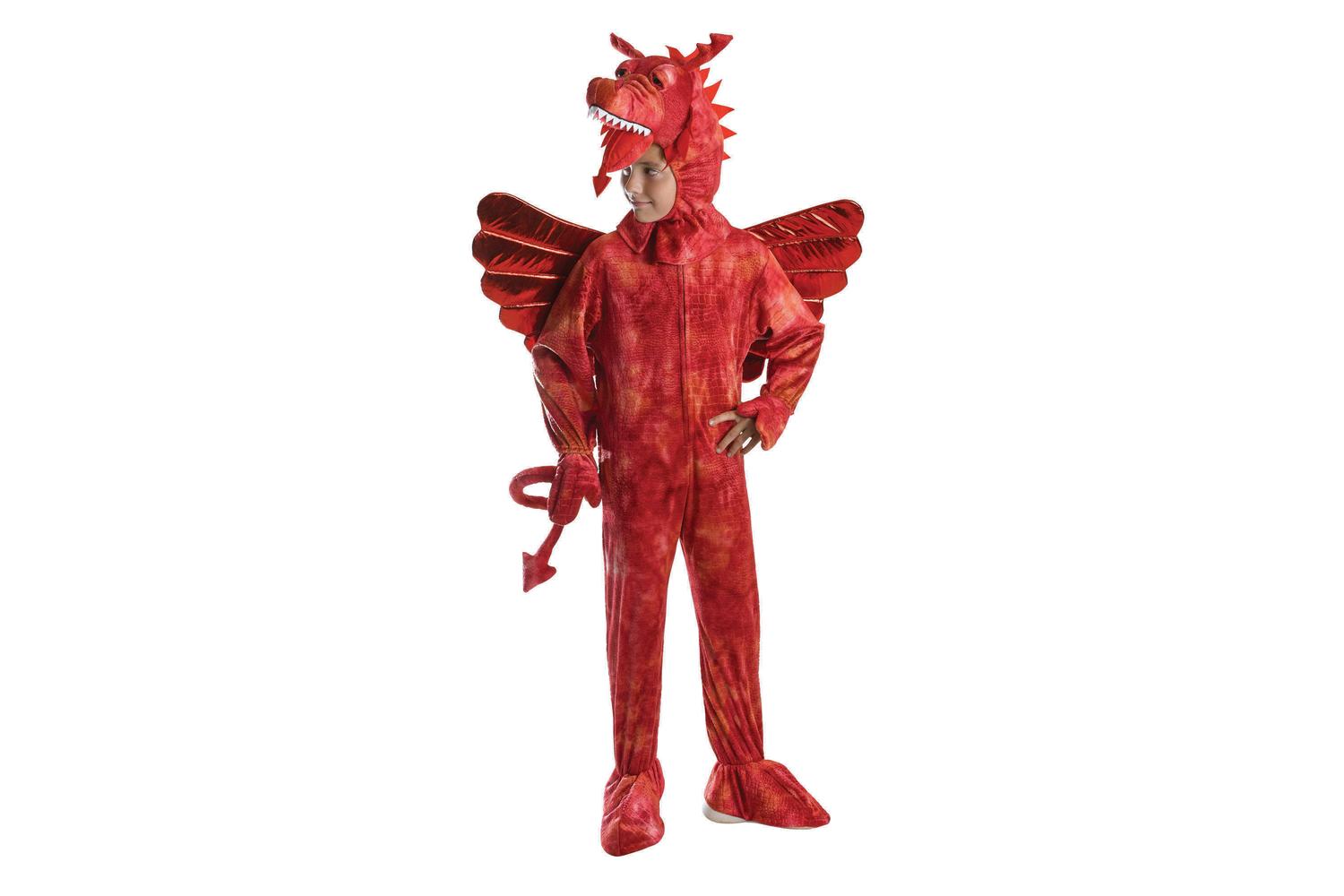 Rubies | Rb-cc573 | Red Dragon Costume 140cm Boys Childrens Costume