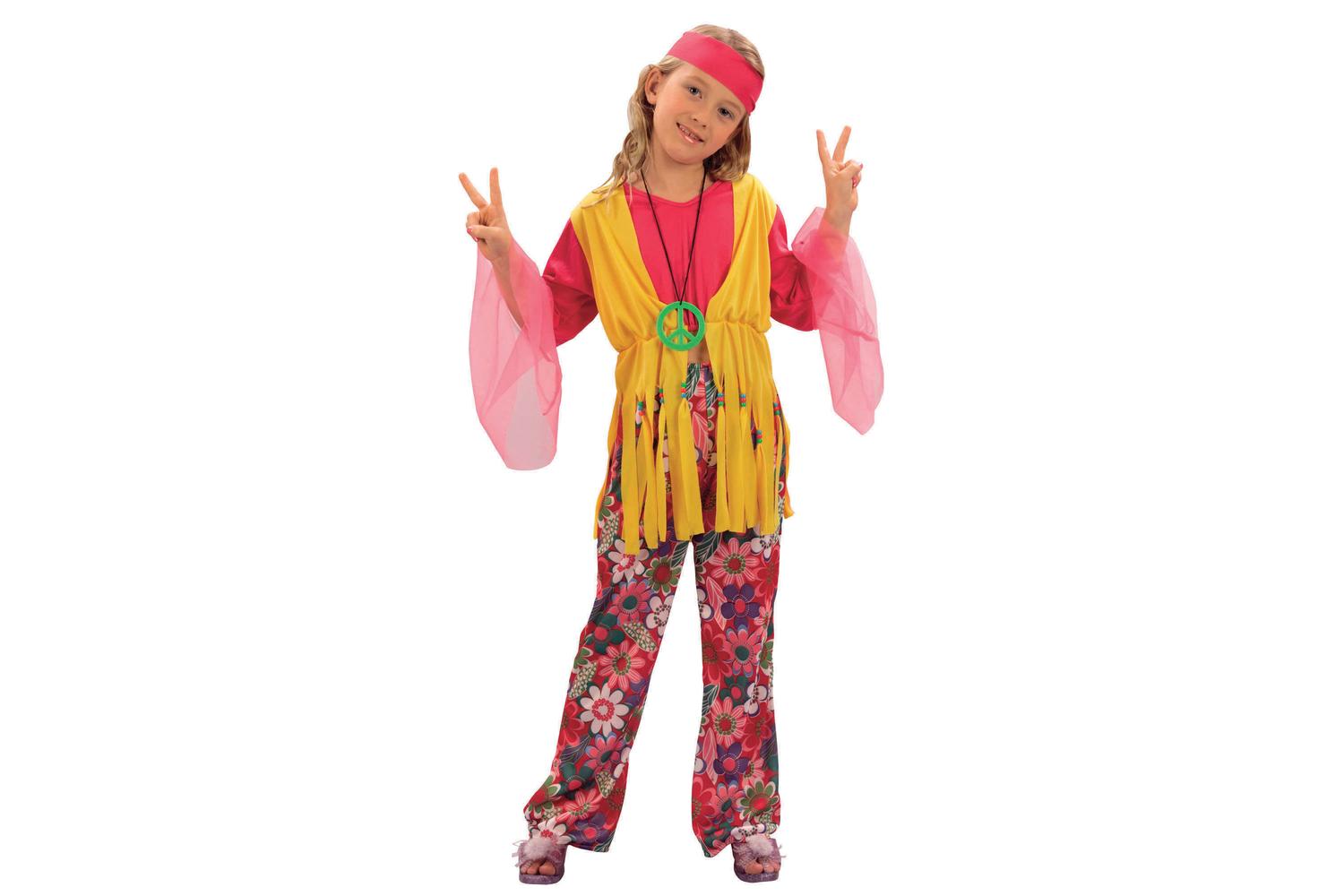 Rubies | Rb-cc617 | Hippy Girl 110-122cm Girls Childrens Costume