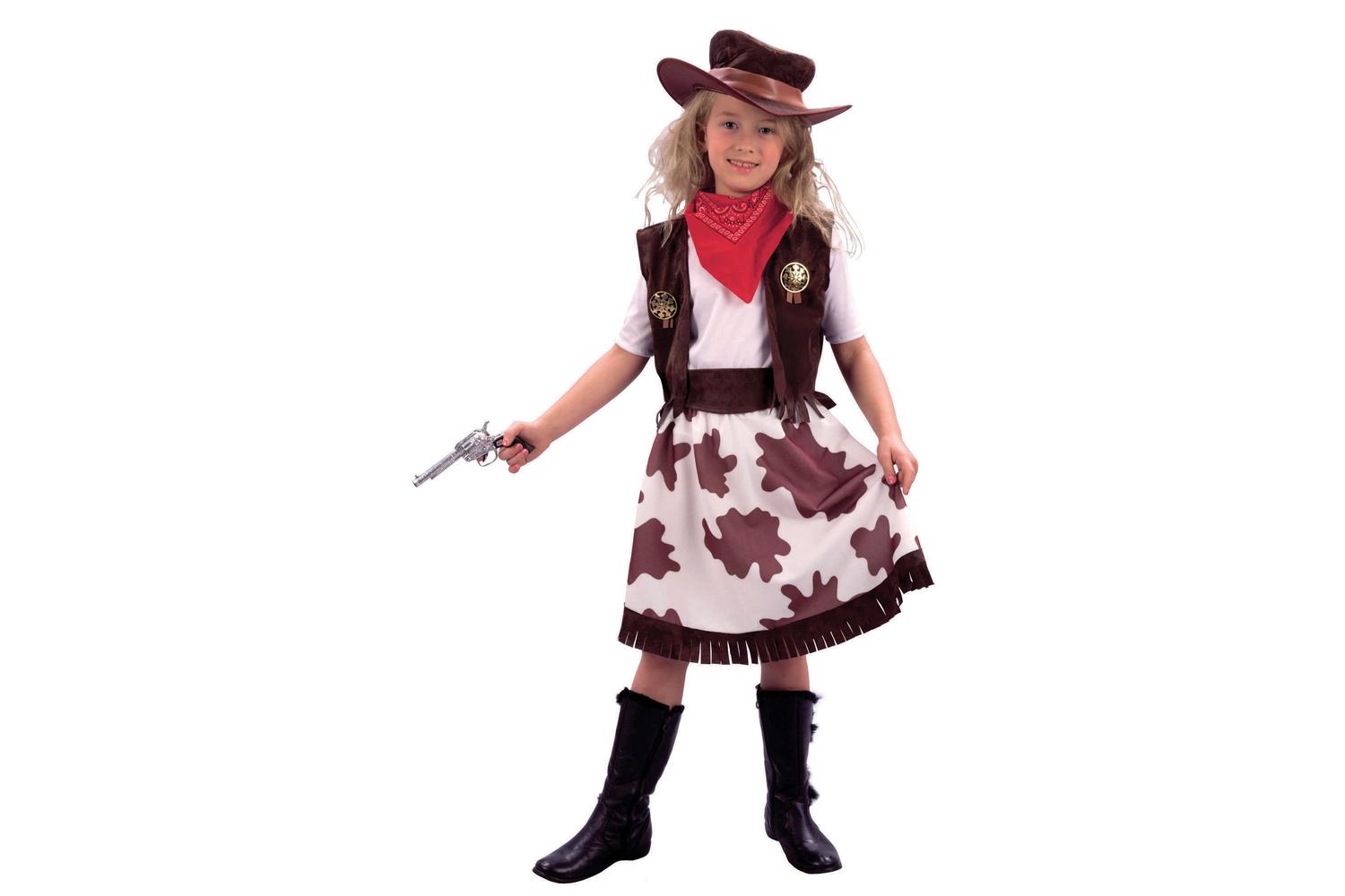 Rubies | Rb-cc634 | Cowgirl / Cowprint Skirt  134-146cm Girls Childrens Costume
