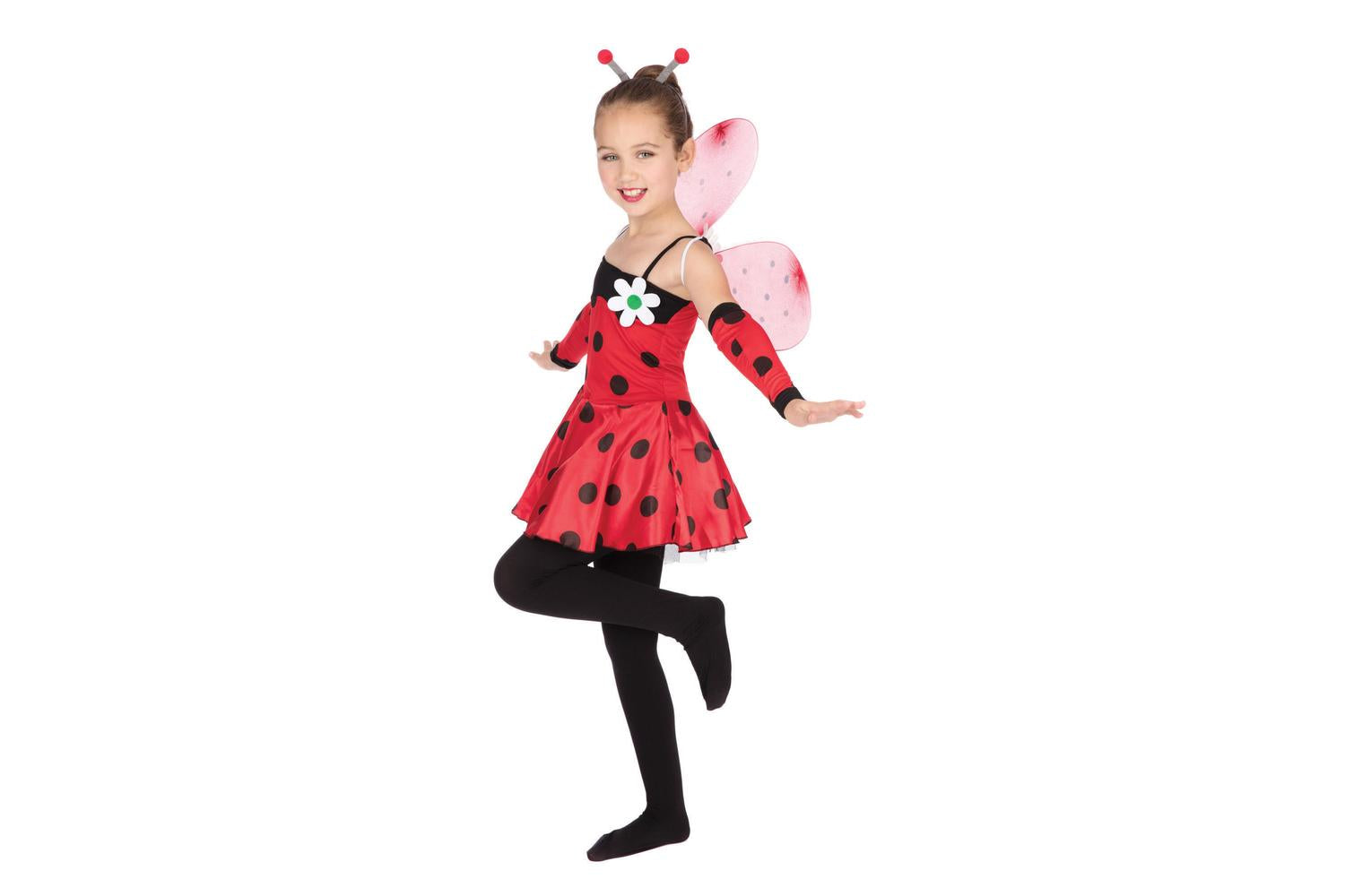 Rubies | Rb-cc671 | Ladybug 110-122cm Girls Childrens Costume-2