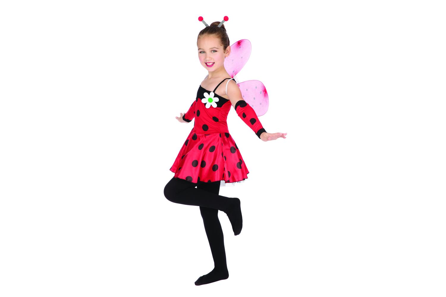 Rubies | Rb-cc672 | Ladybug 122-134cm Girls Childrens Costume-2
