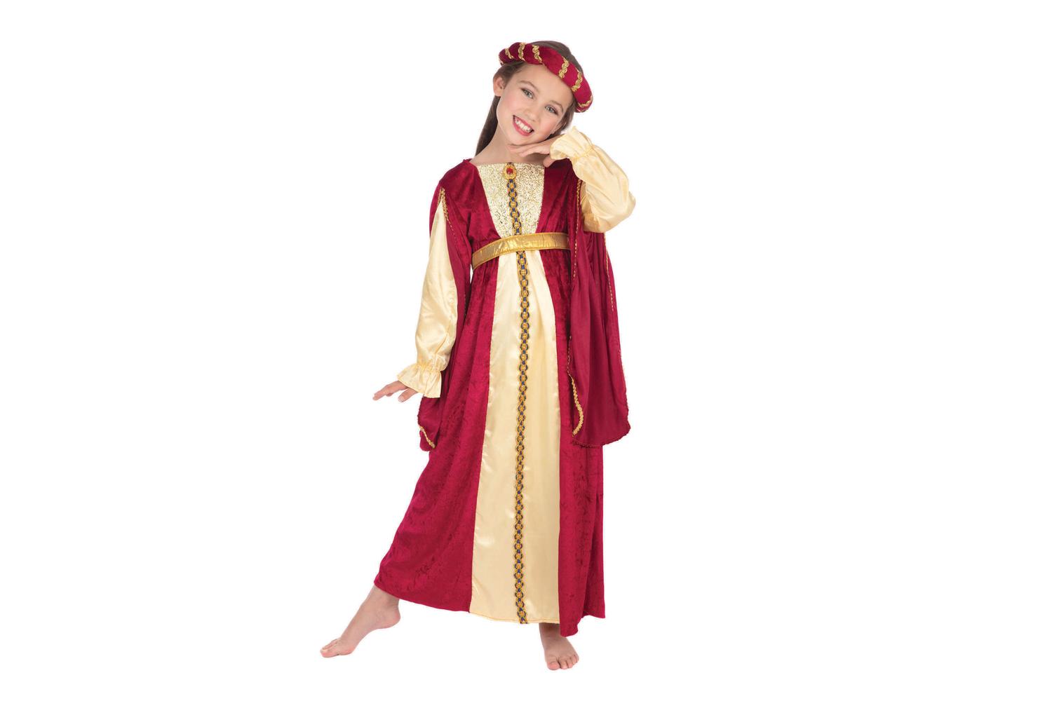 Rubies | Rb-cc839 | Regal Princess Red 122-134cm Girls Childrens Costume-3