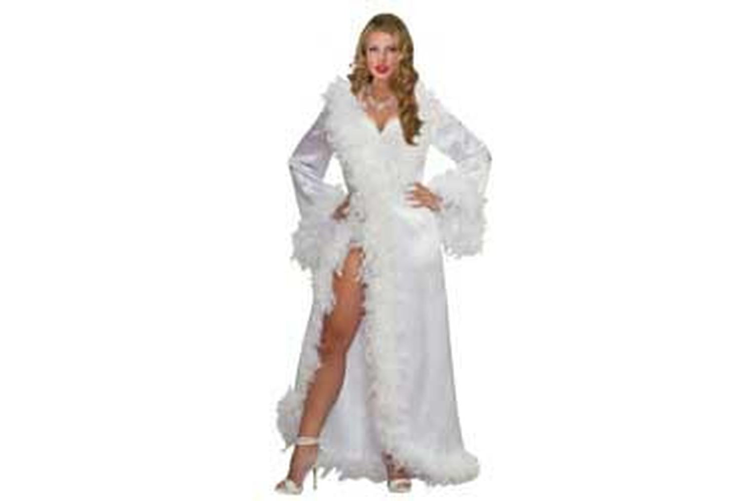 Rubies | Rb-67967 | (cl) Hollywood Marabou Satin Robe - Female