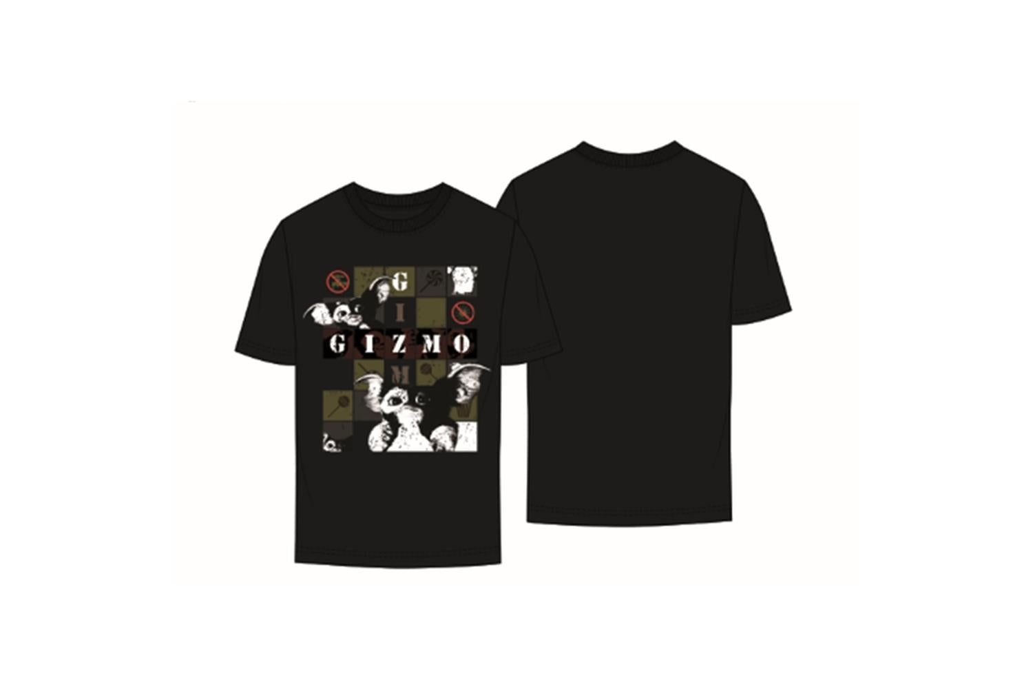 Rubies | Rb-pe19486tsbmm | Gremlins Adult Unisex Black Multi-gizmo T-shirt - Unisex - M