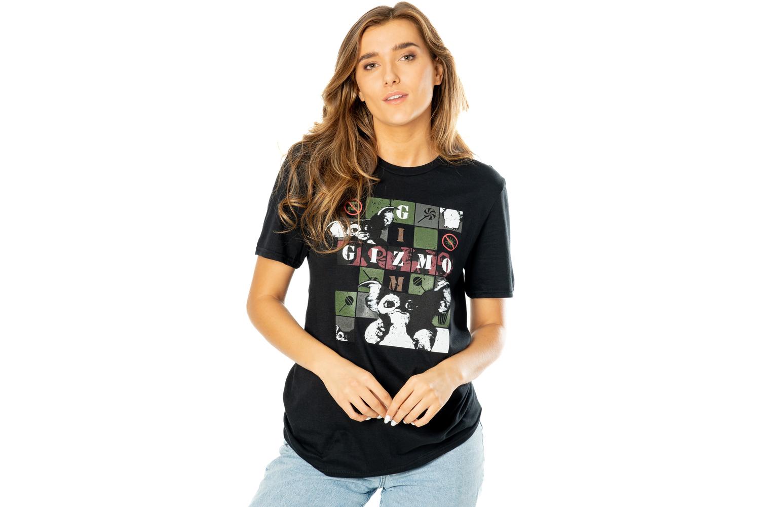 Rubies | Rb-pe19486tsbmm | Gremlins Adult Unisex Black Multi-gizmo T-shirt - Unisex - M-3