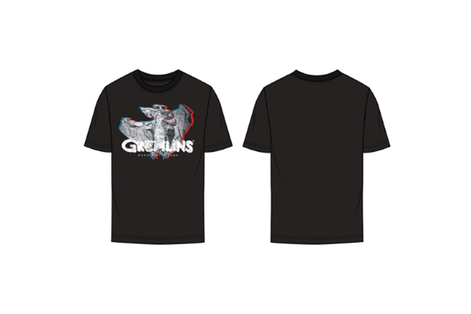 Rubies | Rb-pe19483tsb2x | Gremlins Adult Unisex Black Flasher T-shirt - Unisex - Xxl