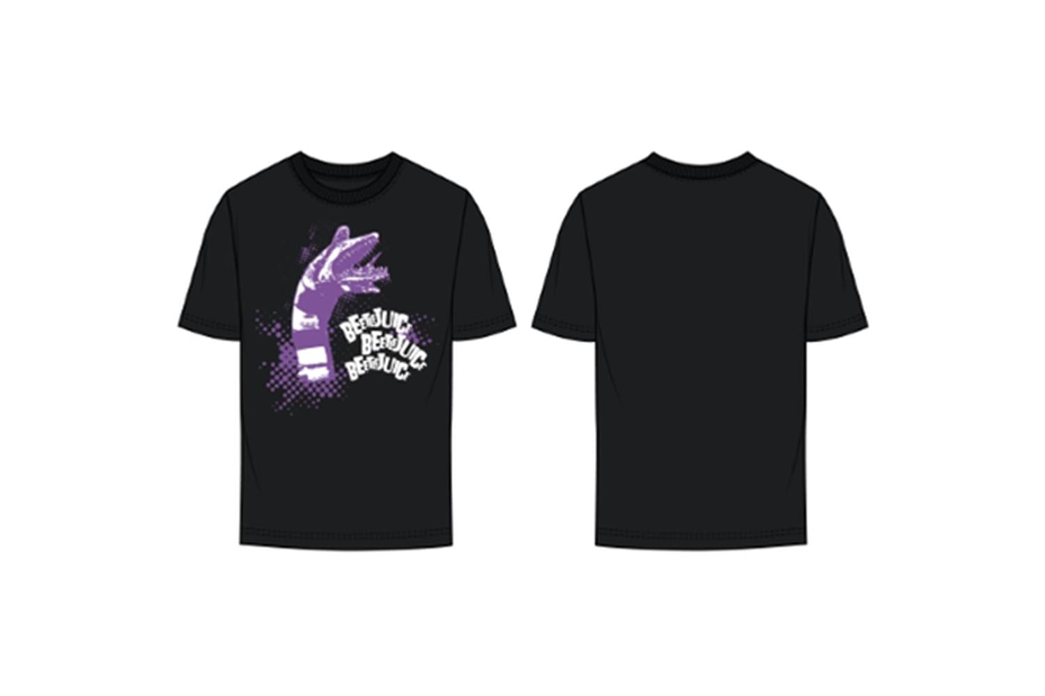 Rubies | Rb-pe19480tsb2x | Beetlejuice Adults Unisex Black Sandworm T-shirt - Unisex - Xxl