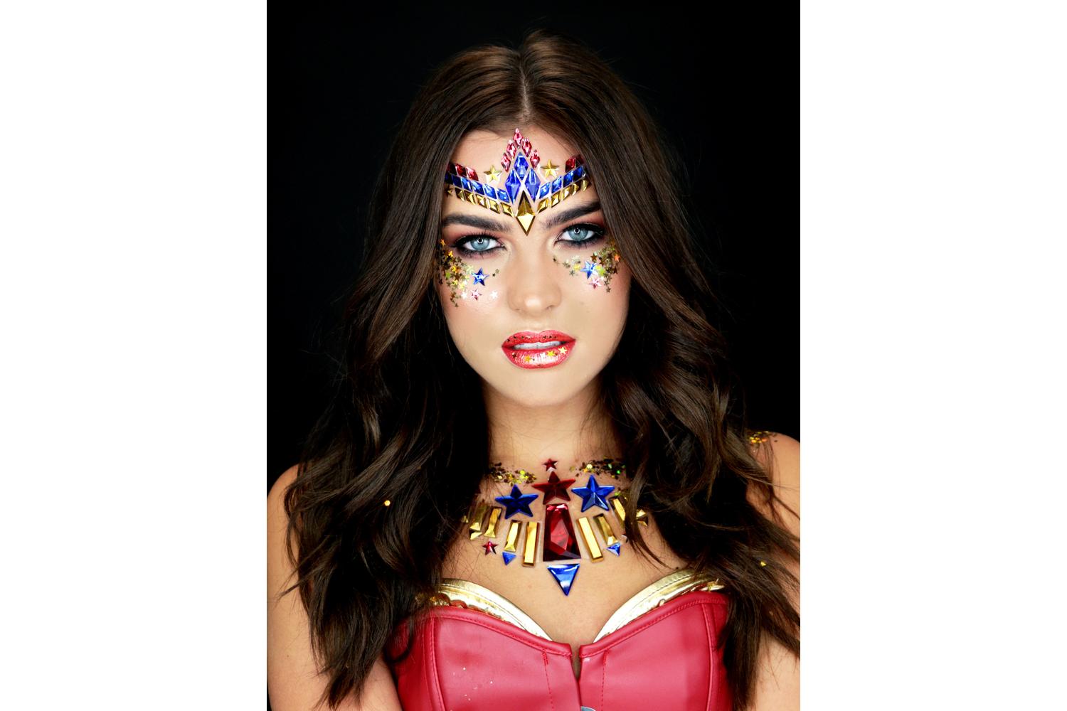 Rubies | Rb-tgs-h18-09-ns | Wonder Woman Body Jewel Ns-2