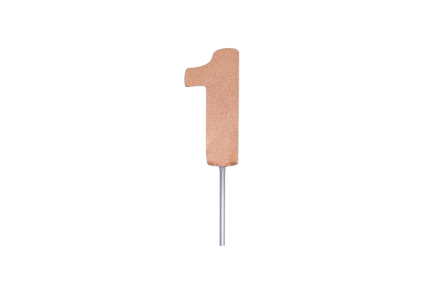 Rubies | Rb-sk97366 | Diamond Cake Toppers Rose Gold No. 1