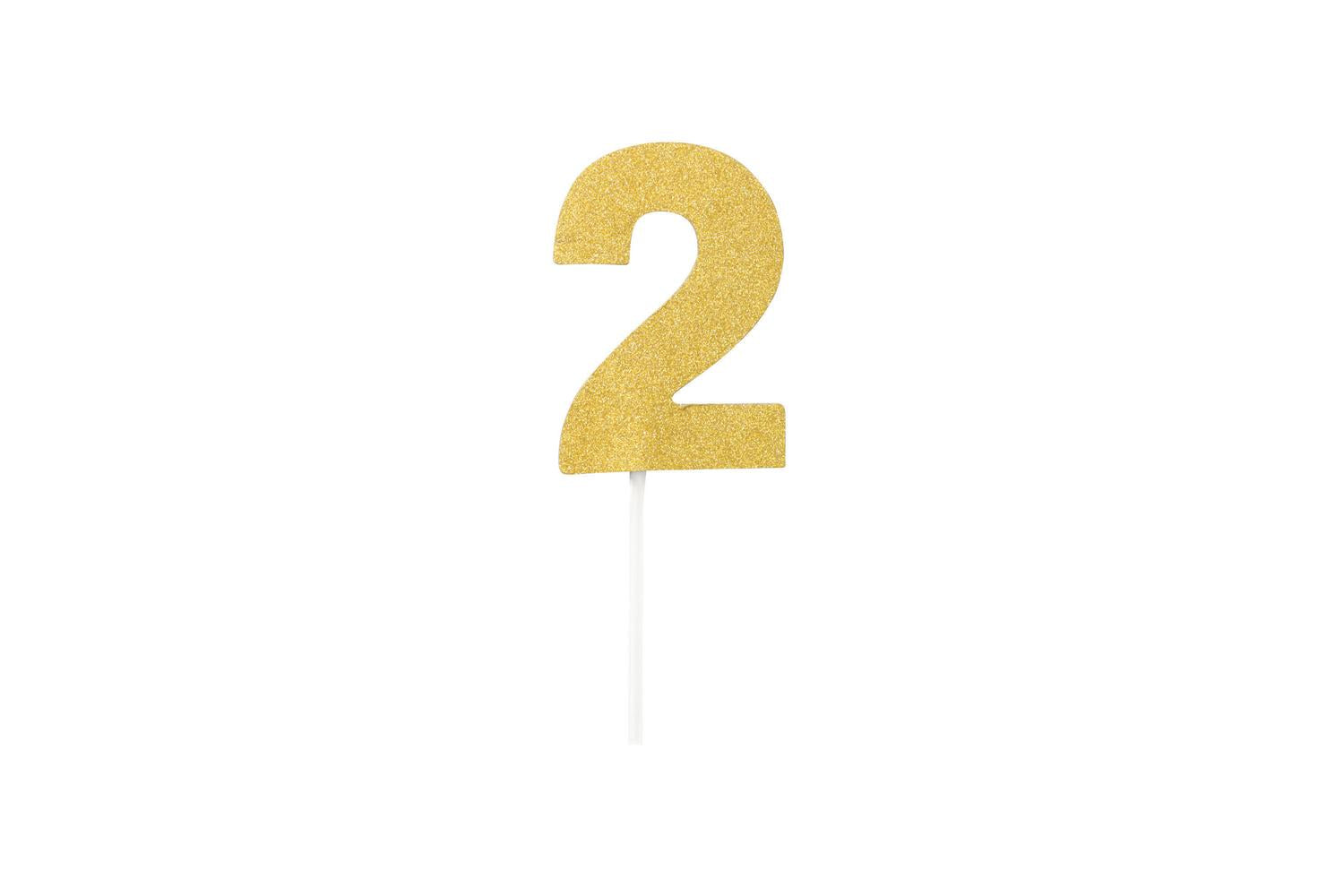 Rubies | Rb-sk99021 | Diamond Cake Toppers Gold No. 2