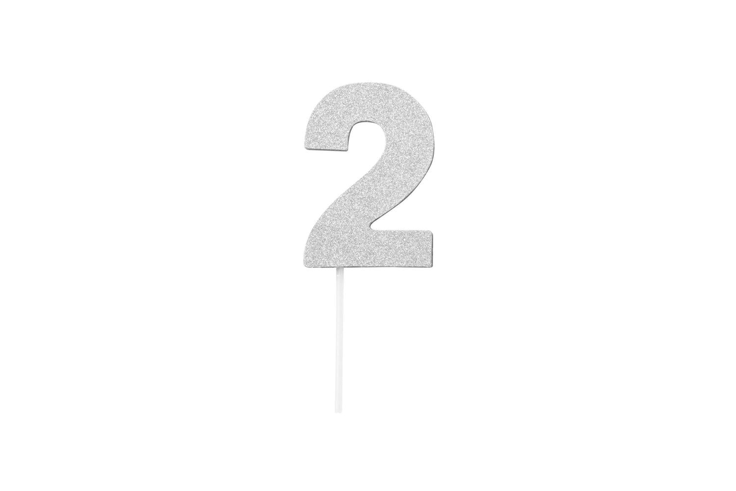 Rubies | Rb-sk99905 | Diamond Cake Toppers Silver No. 2