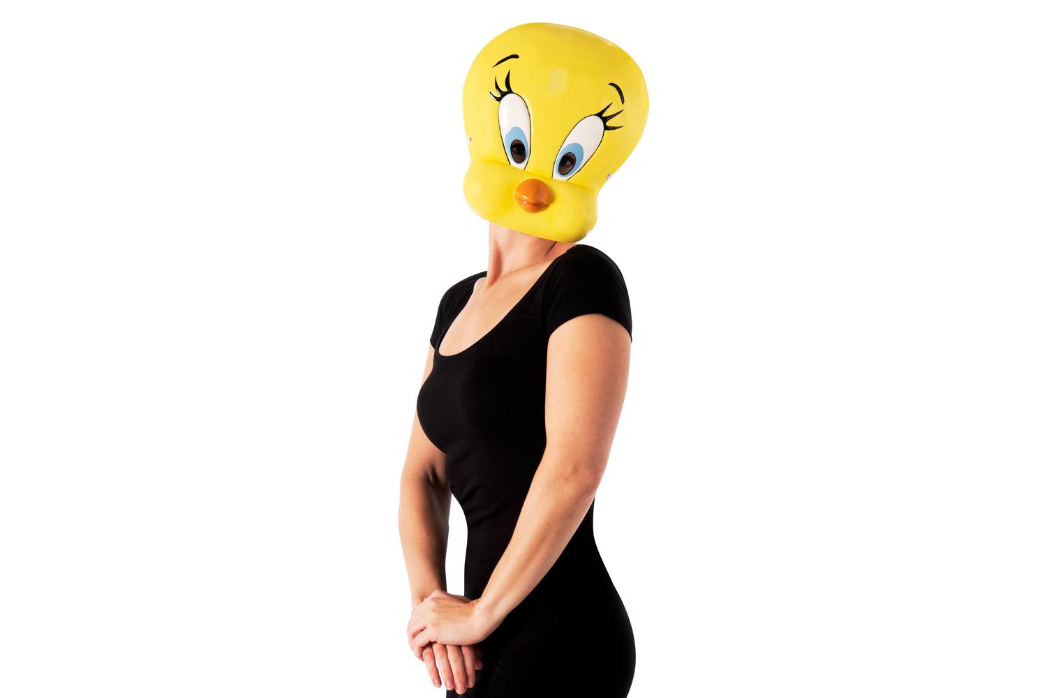 Rubies | Rb-202606ns000 | Sj2- Tweety Bird 1/2 Mask