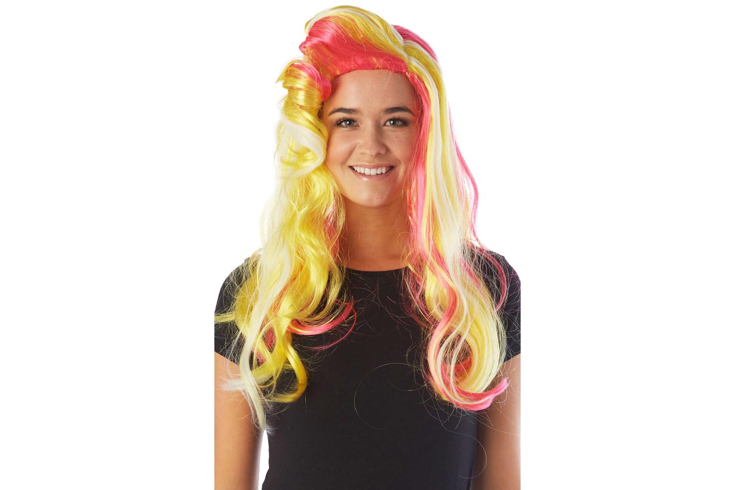 Rubies | Rb-300292-os | Uv Rainbow Wig Os-3