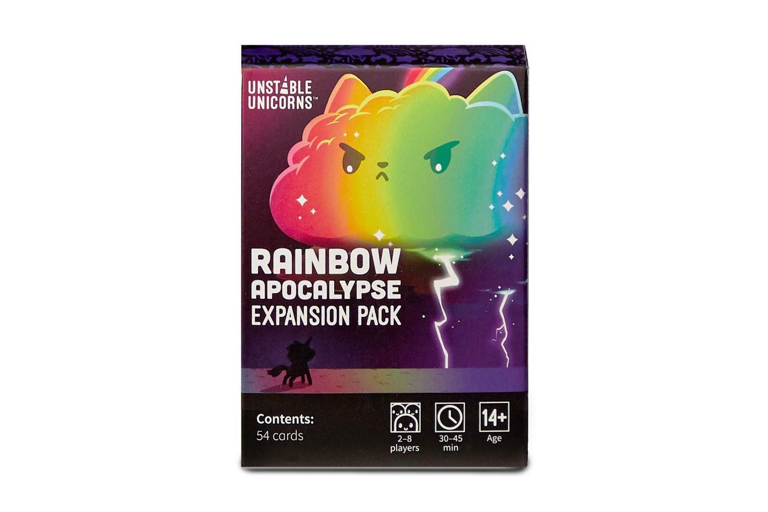 Teeturtle | Tee3299uuexp2 | Unstable Unicorns Rainbow Apocalypse Expansion Pack