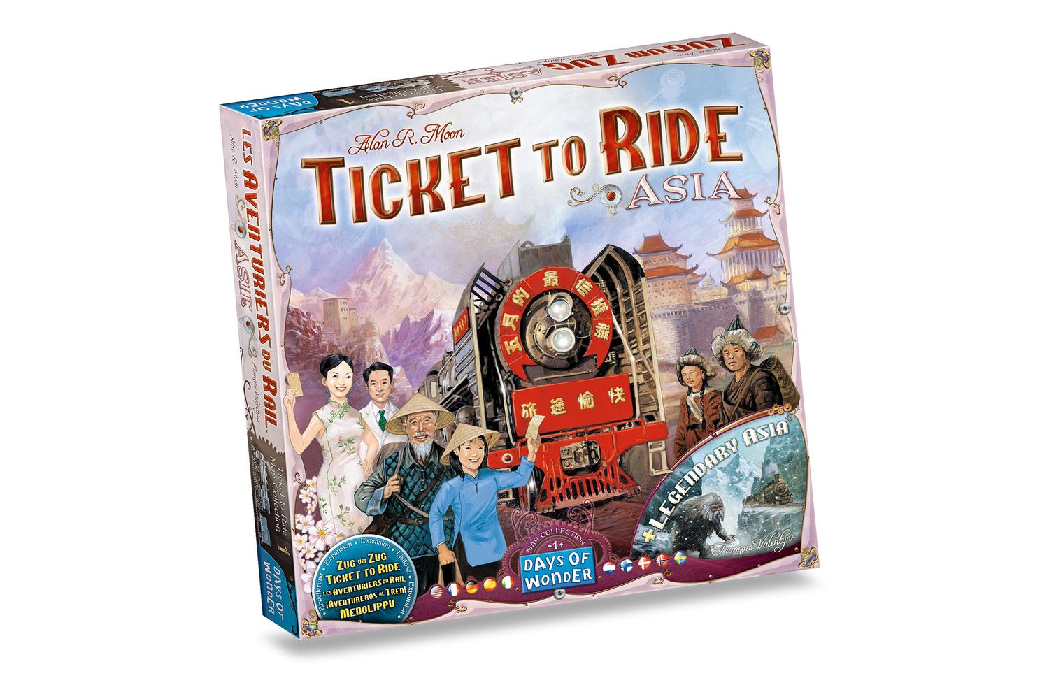 Days Of Wonder | Dow720113 | Ticket To Ride Asia: Map Collection