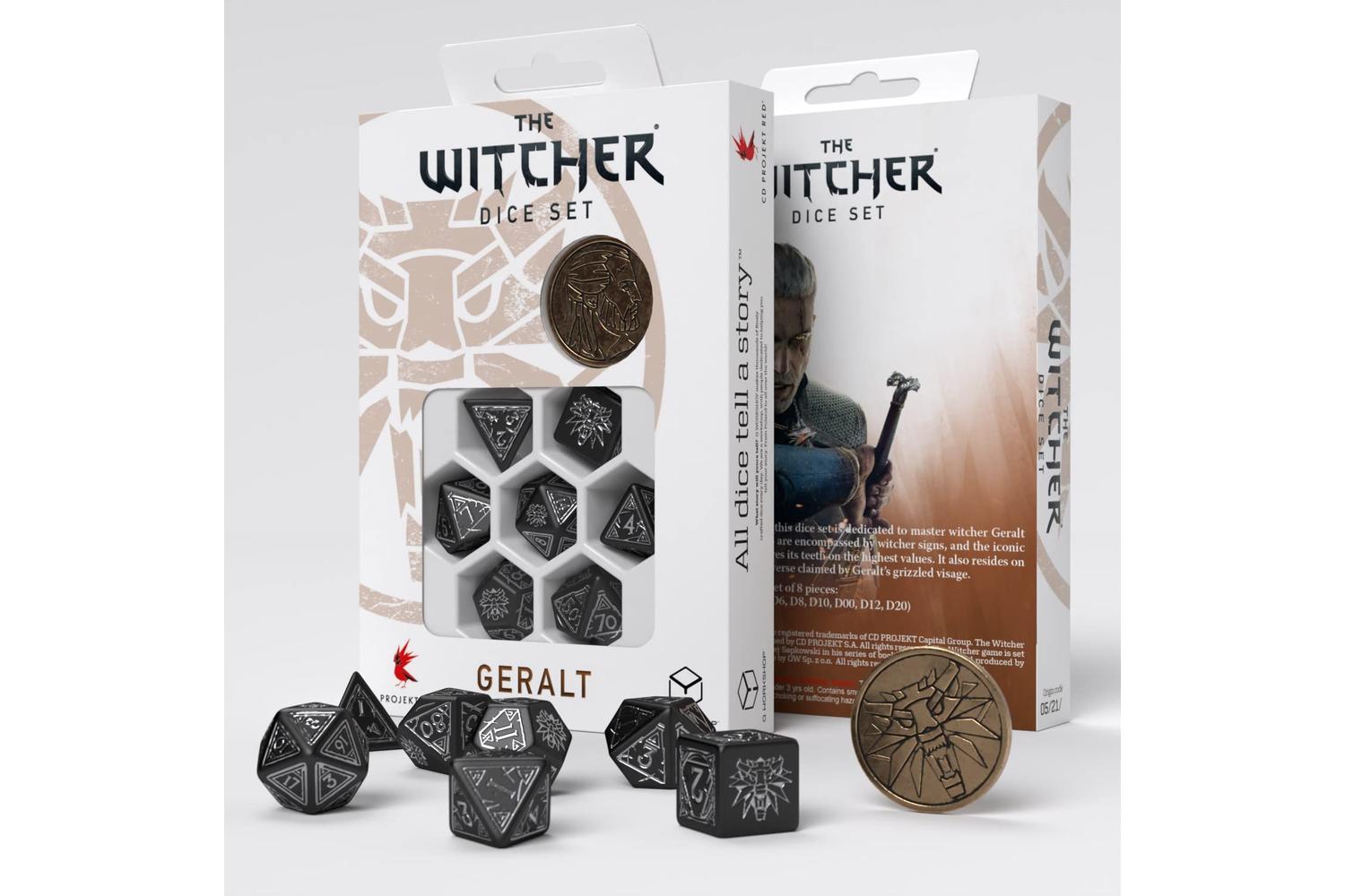 Q-workshop | Qwsswge37 | The Witcher Dice Set: Geralt Silver Sword