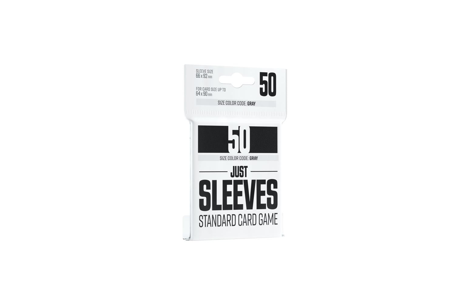 Gamegenic | Ggx10004ml | Unit Gamegenic Just Sleeves: Standard Card Game Black (50 Ct.)