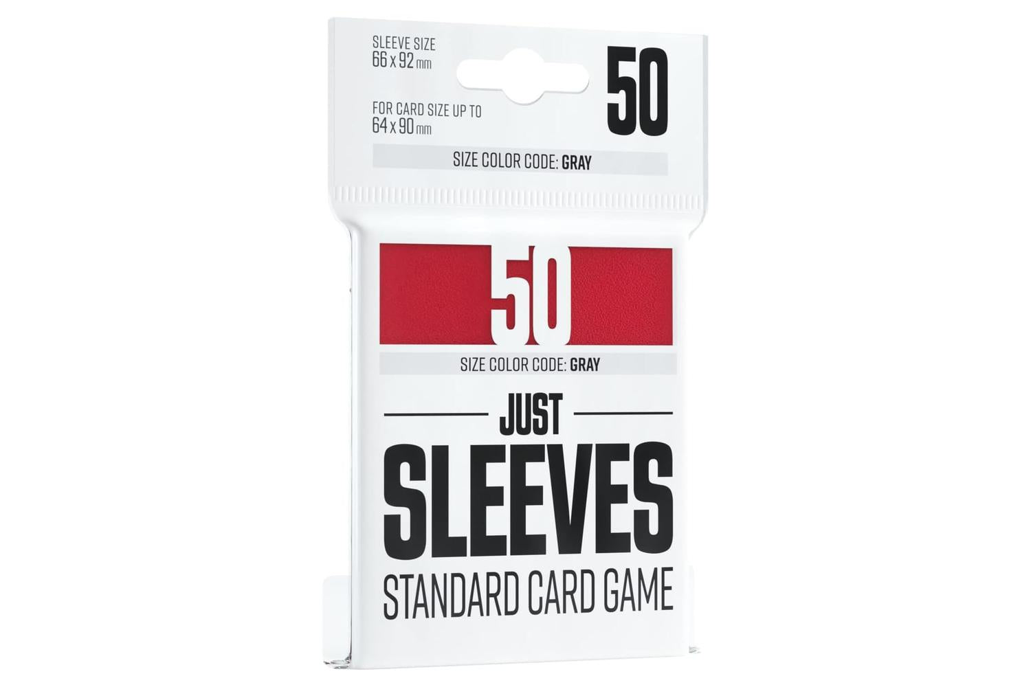 Gamegenic | Ggx10005ml | Unit Gamegenic Just Sleeves: Standard Card Game Red (50 Ct.)