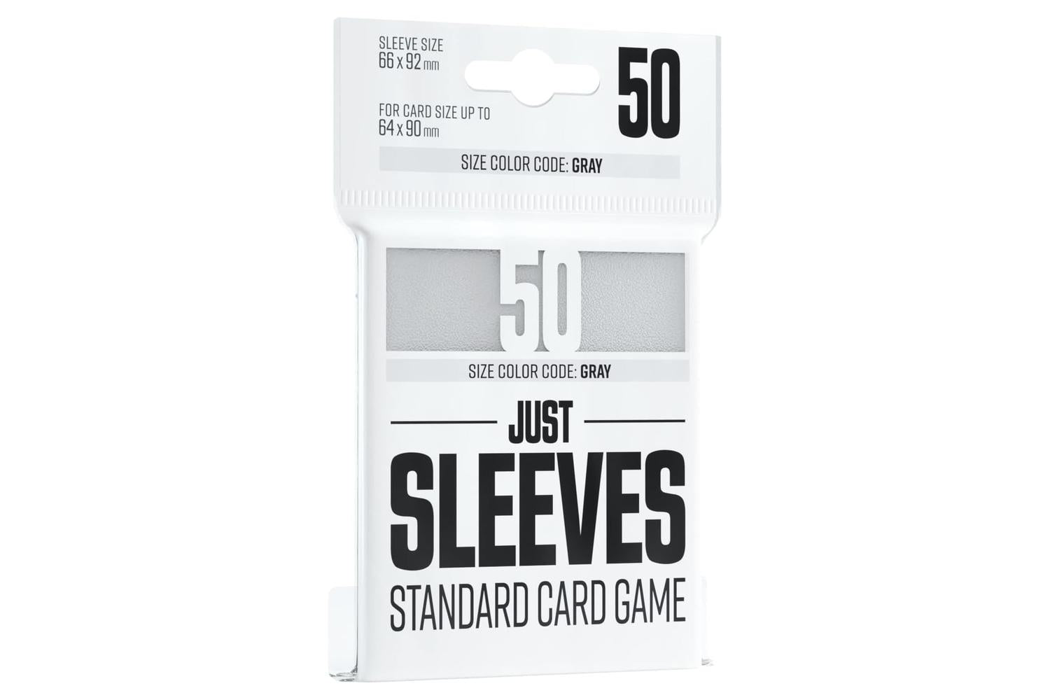 Gamegenic | Ggx10007ml | Unit Gamegenic Just Sleeves: Standard Card Game White (50 Ct.)