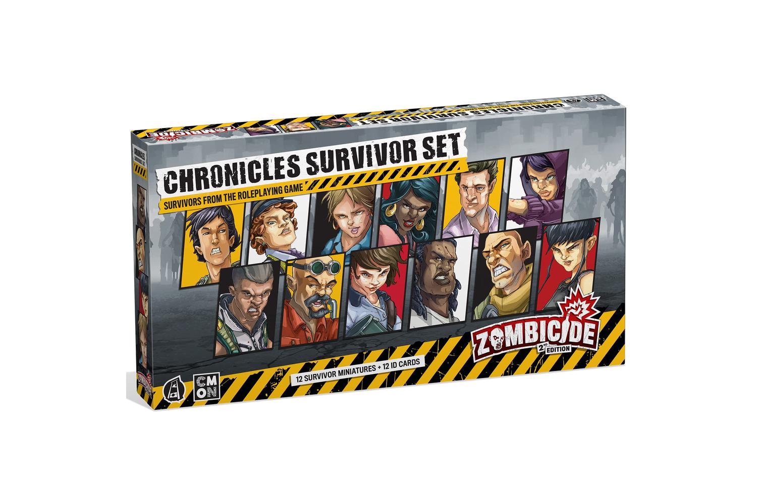 Guillotine Games | Gugzcd005 | Zombicide 2nd Edition Chronicles Survivors Set
