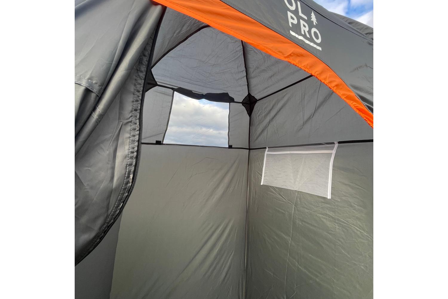 Olpro Fibreglass Toilet Tent | Camping Sanitation | Polyester | H225 X W120 X L120 Cm-3
