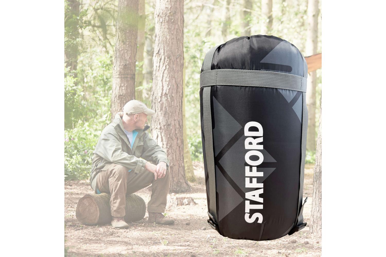 The Stafford Sleeping Bag | Grey | Polyester Polycotton Inner | 220cm X 75cm-4