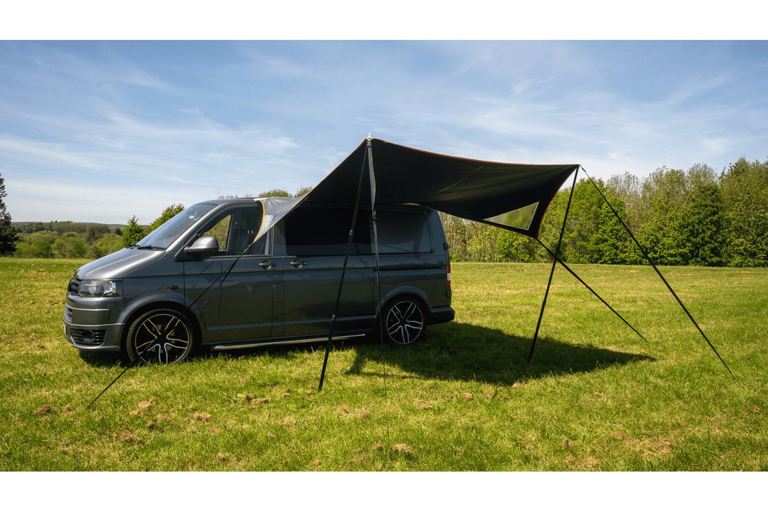 Modern Shade Campervan Canopy | Camping Accessory | Oltech Re-pro 210t Rps | Orange-2