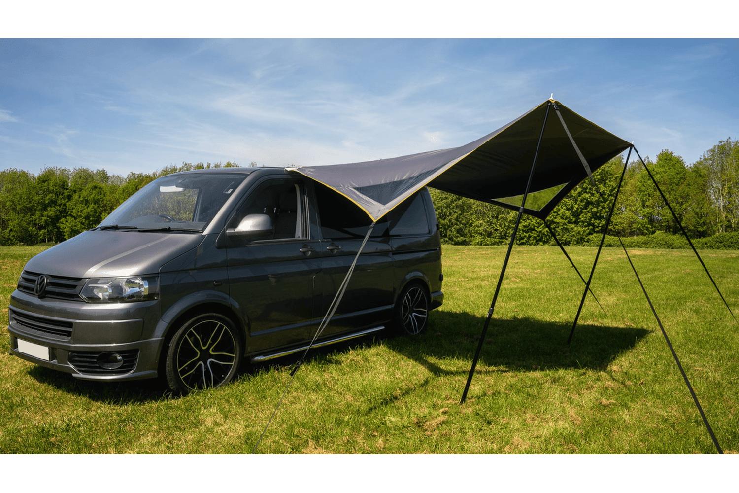 Modern Shade Campervan Canopy | Camping Accessory | Oltech Re-pro 210t Rps | Orange-3