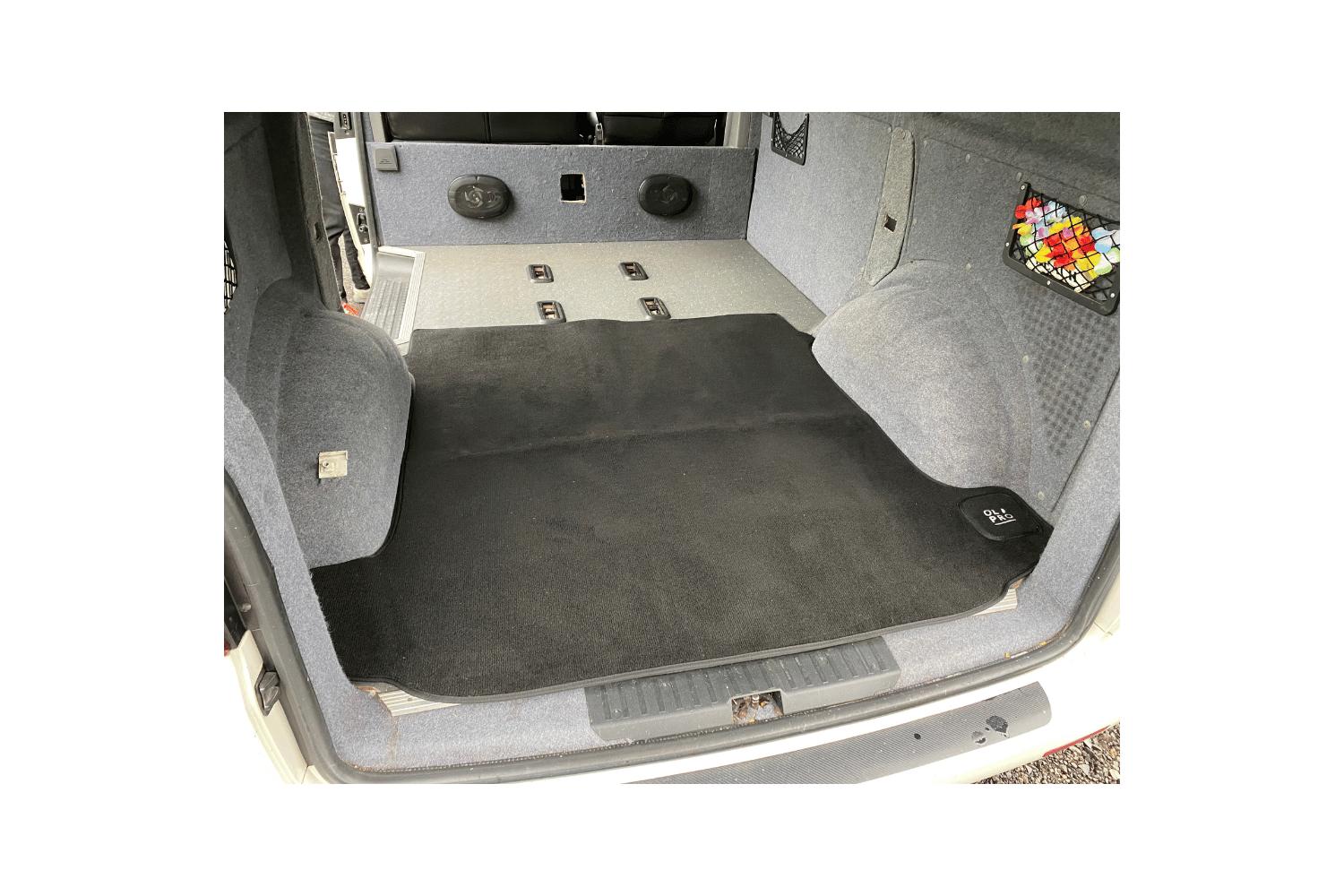 Vw T5\t6 Swb Kombi Boot Carpet | Camper Van Accessories | Black | Standard Size-2