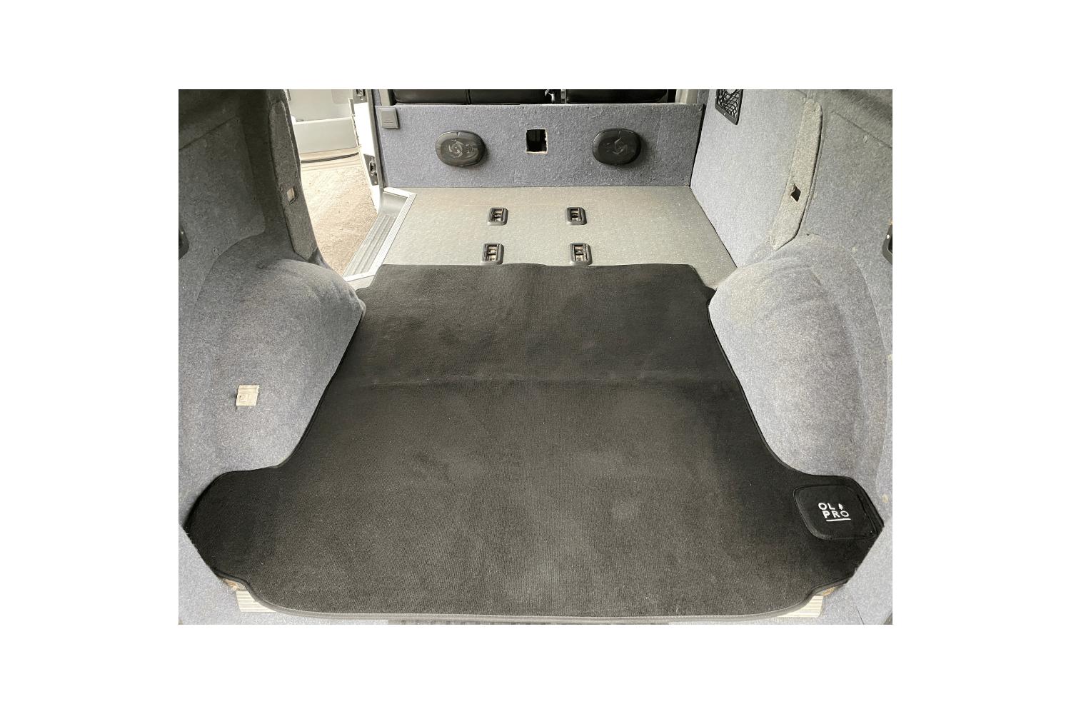 Vw T5\t6 Swb Kombi Boot Carpet | Camper Van Accessories | Black | Standard Size-4
