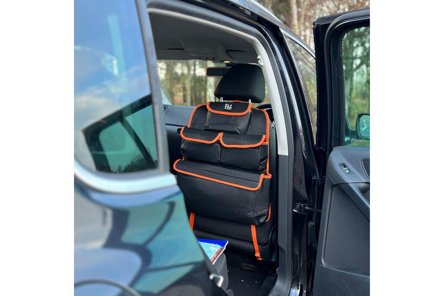 Rear Single Seat Storage Organizer | Camping Furniture | Orange-2