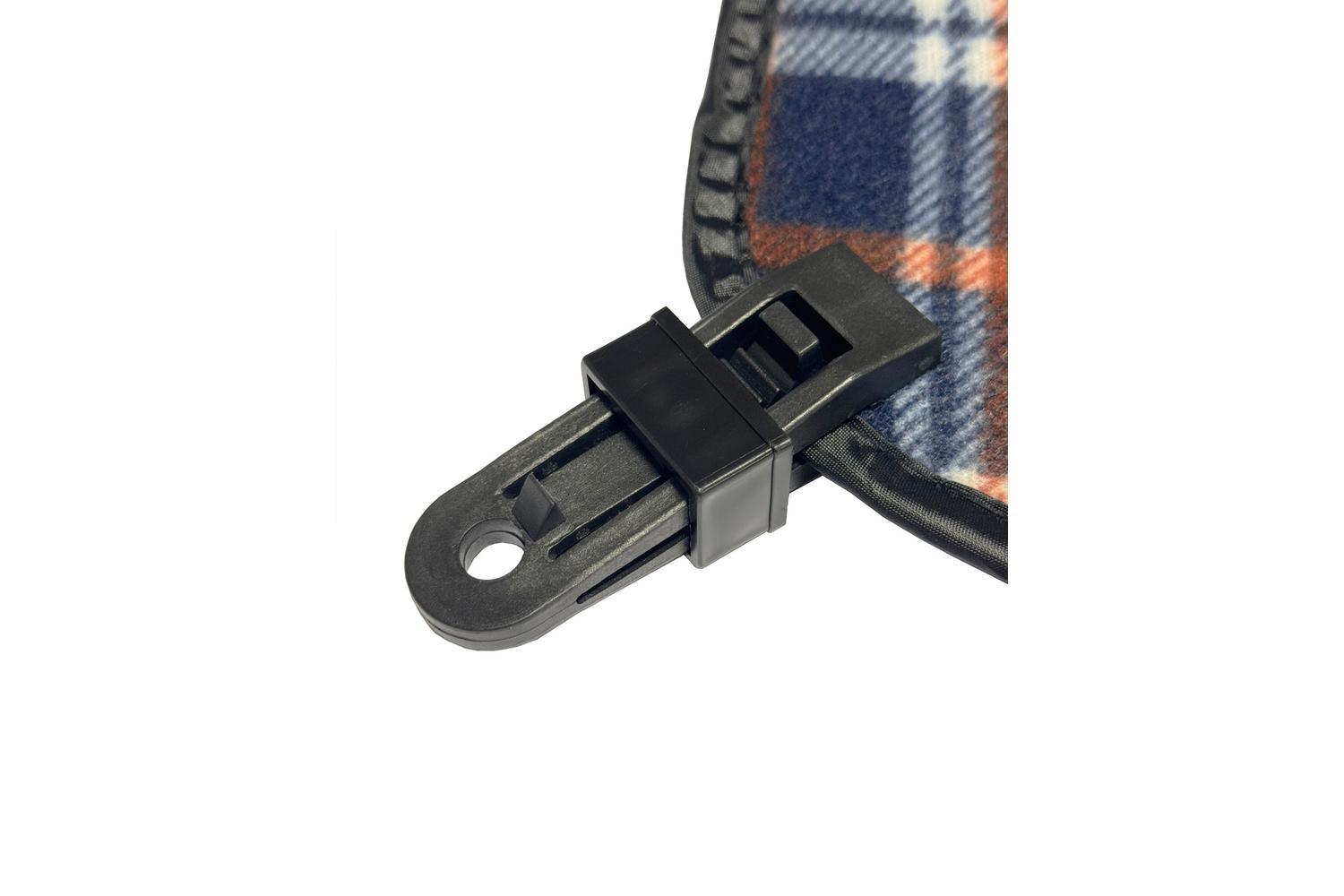 Tent Groundsheet Pegging Clamps Pack Of 4 | Camping Accessories | Pvc | 10x10x1 Cm-2