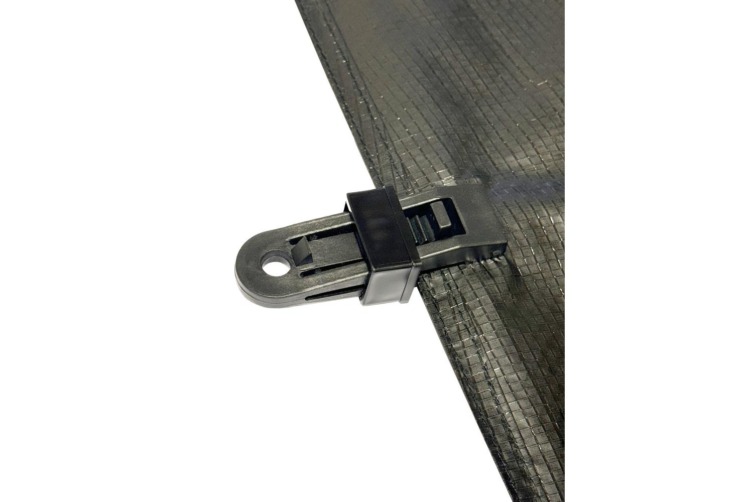 Tent Groundsheet Pegging Clamps Pack Of 4 | Camping Accessories | Pvc | 10x10x1 Cm-4