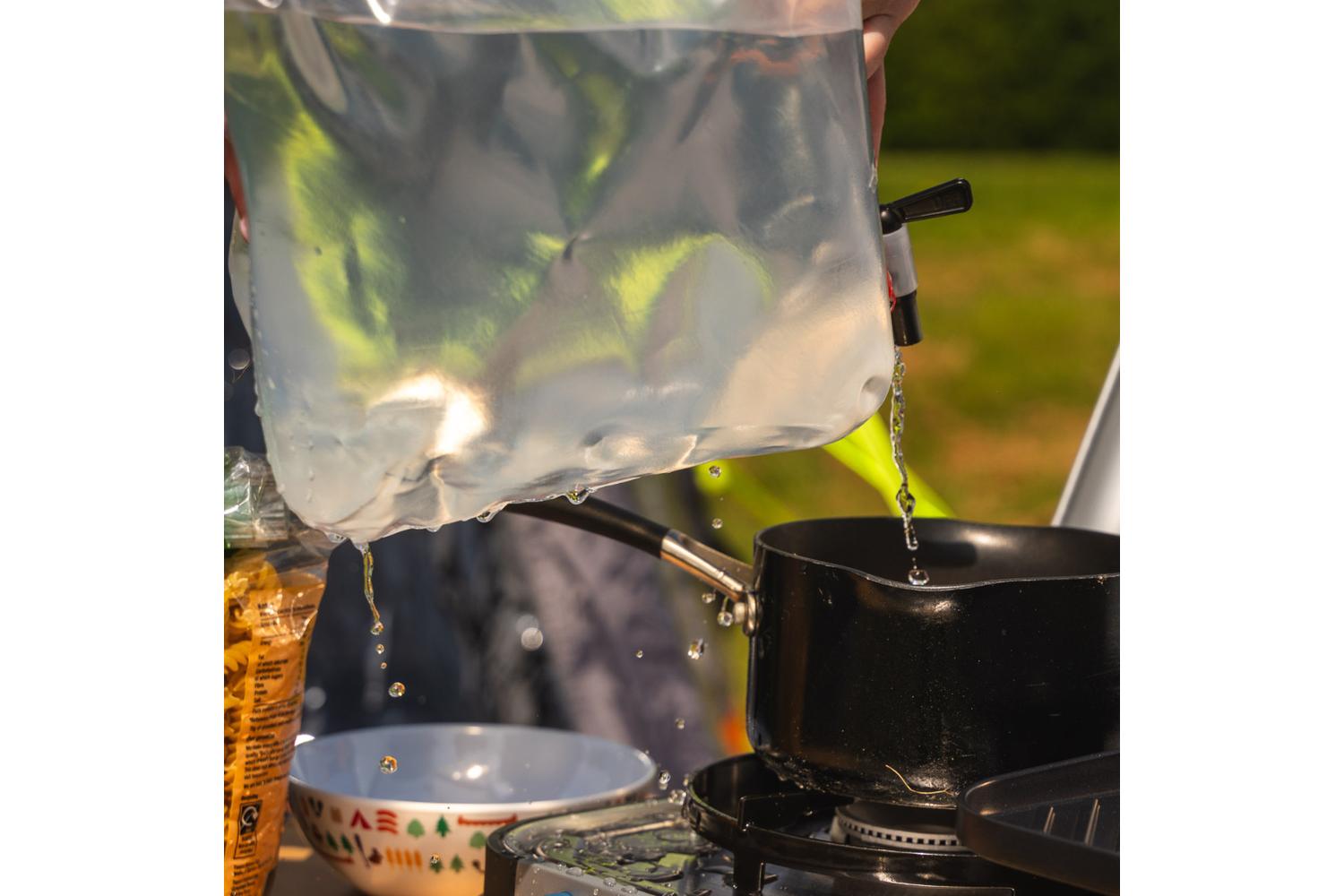 Folding 10l Water Carrier | Camping Gear | Polyethylene | 22 X 22 X 22cm-2
