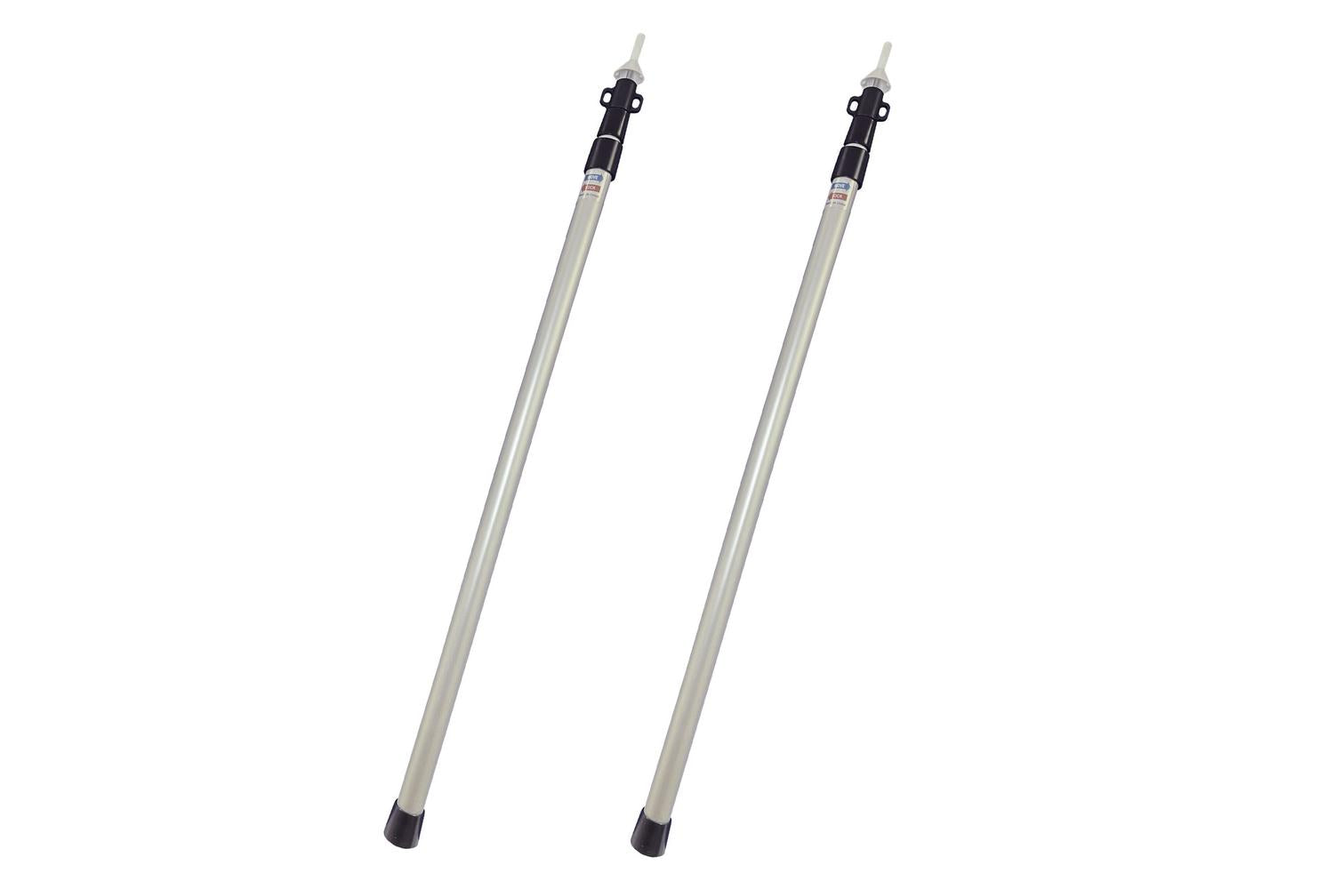 2 Pcs Aluminium Telescopic Canopy Poles 230cm | Outdoor Camping Gear | Durable Aluminium | Adjustable Size-2
