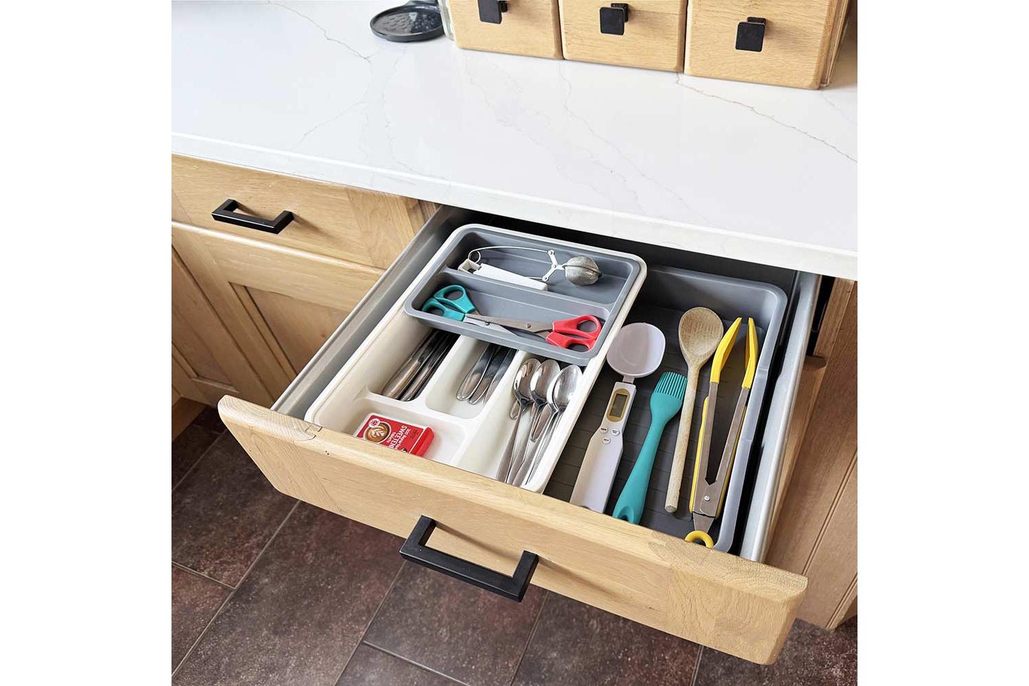 Extendable Drawer Organiser | Camping Furniture | Pp Polypropylene | Adjustable Size-3