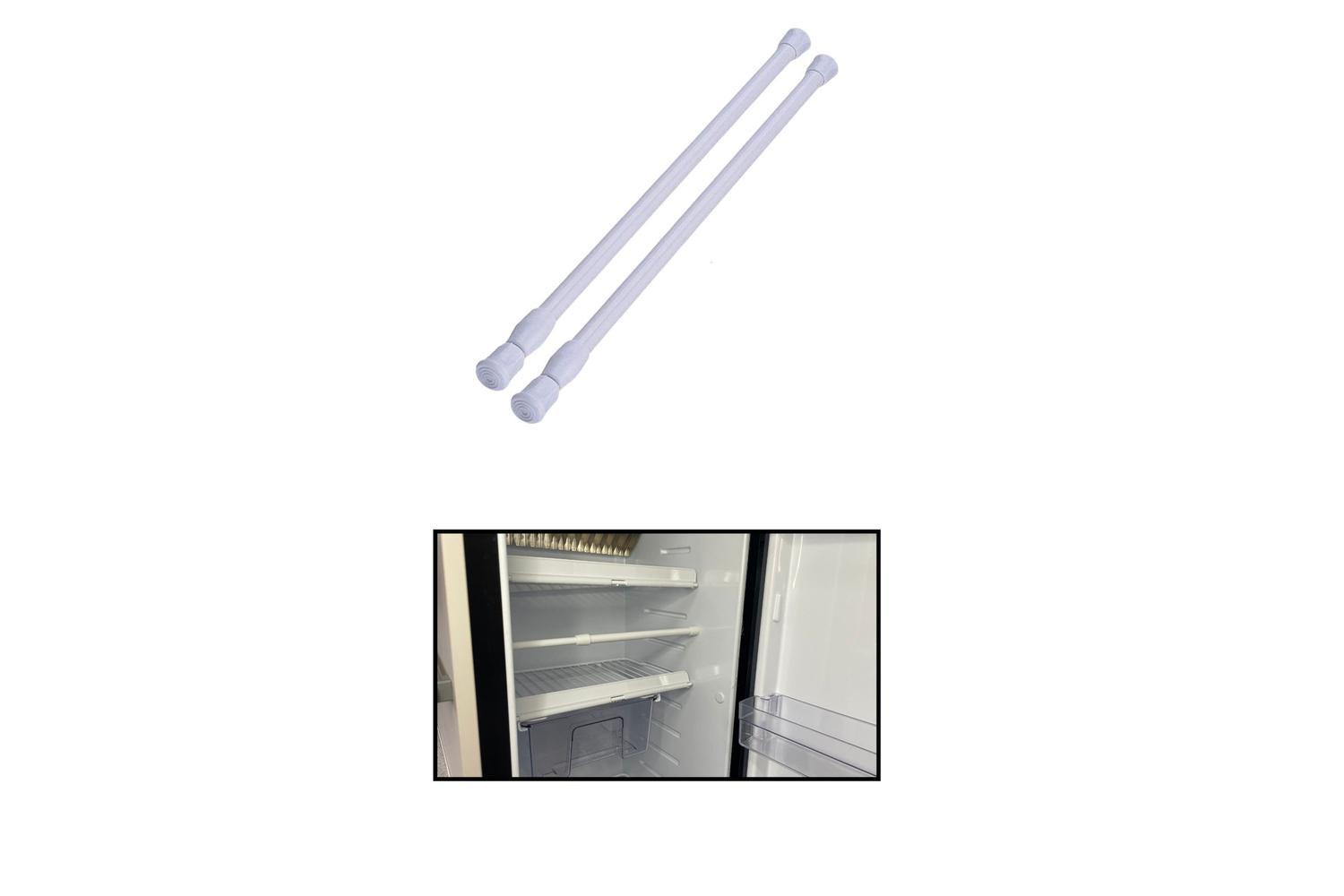 Telescopic Cupboard Fridge Storage Bars | Olpro | Adjustable Size 26-43cm-4