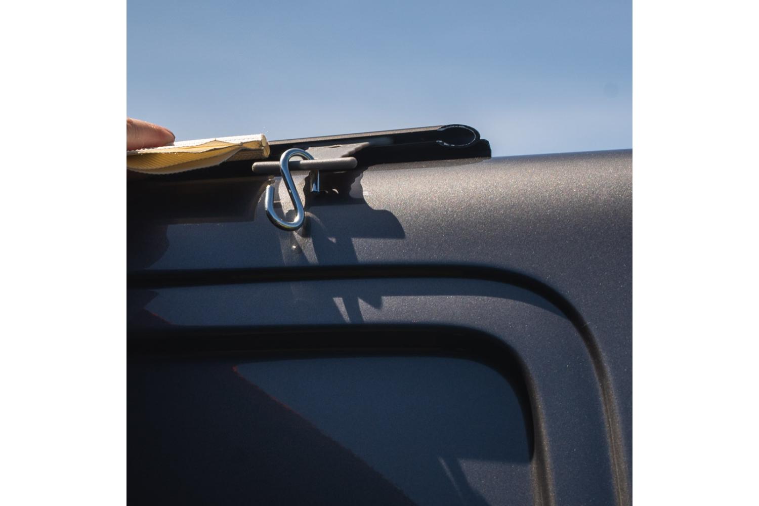 Awning Rail Hanger With S Hook 6pcs 6mm 4mm | Campervan Camping Accessory | Durable Polymer Material | Size 54x50mm-4