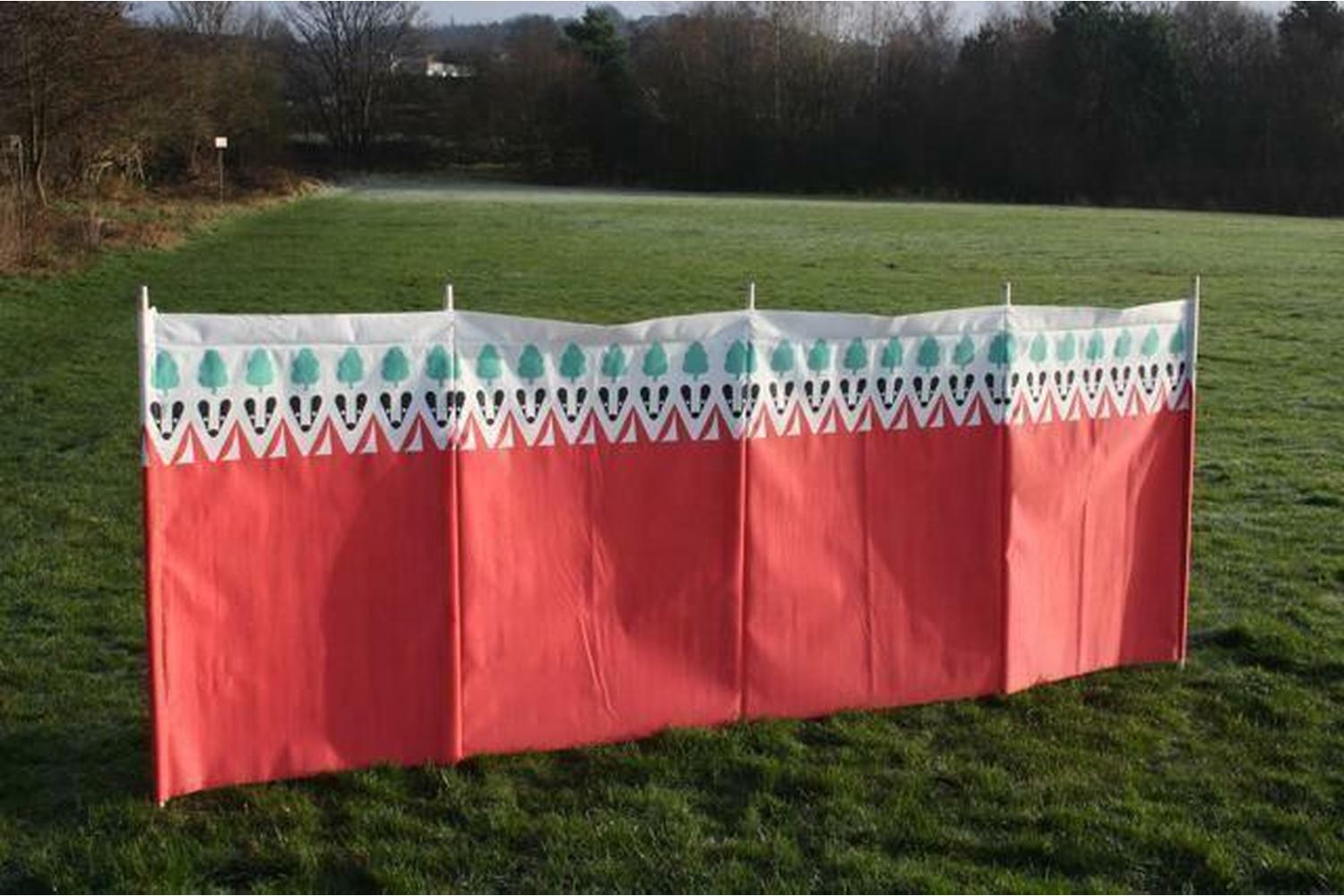 Witley 5 Pole Windbreak | Wooden Poles-3