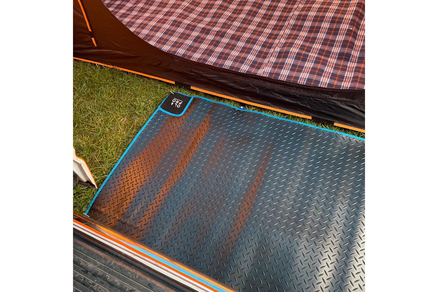 Awning Tunnel Mat | Black Rubber Attractive Blue Edge Trim | Assured Size Of 1500mm X 800mm-4