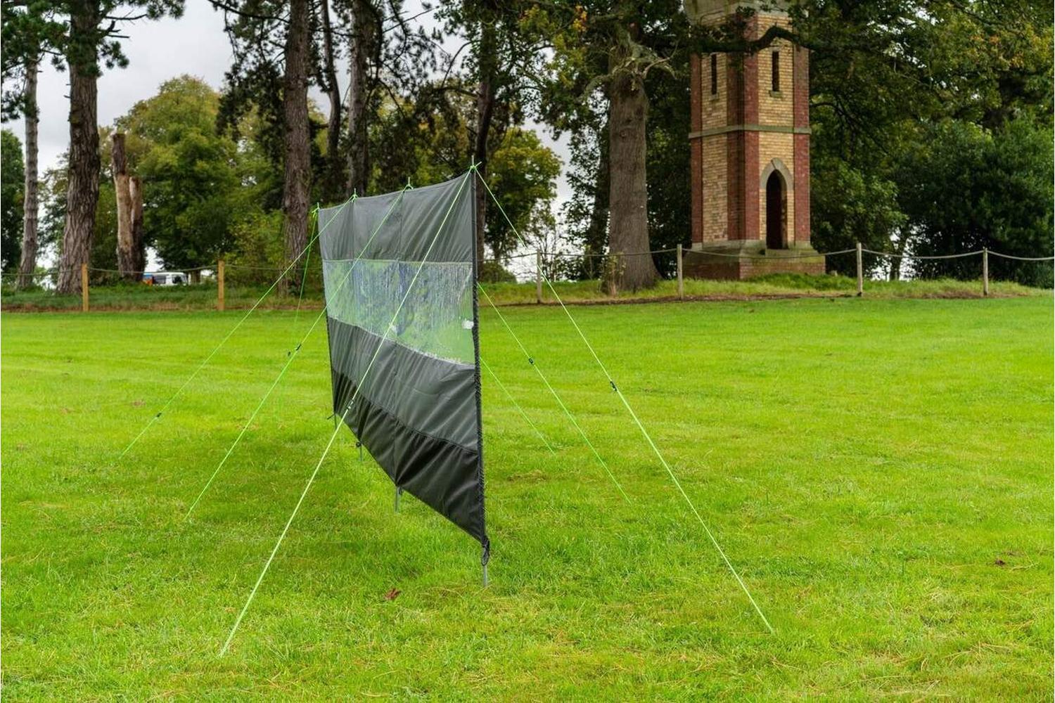 Olpro Charcoal Compact Vision Windbreak | Camping Windbreak | Compact Size-4