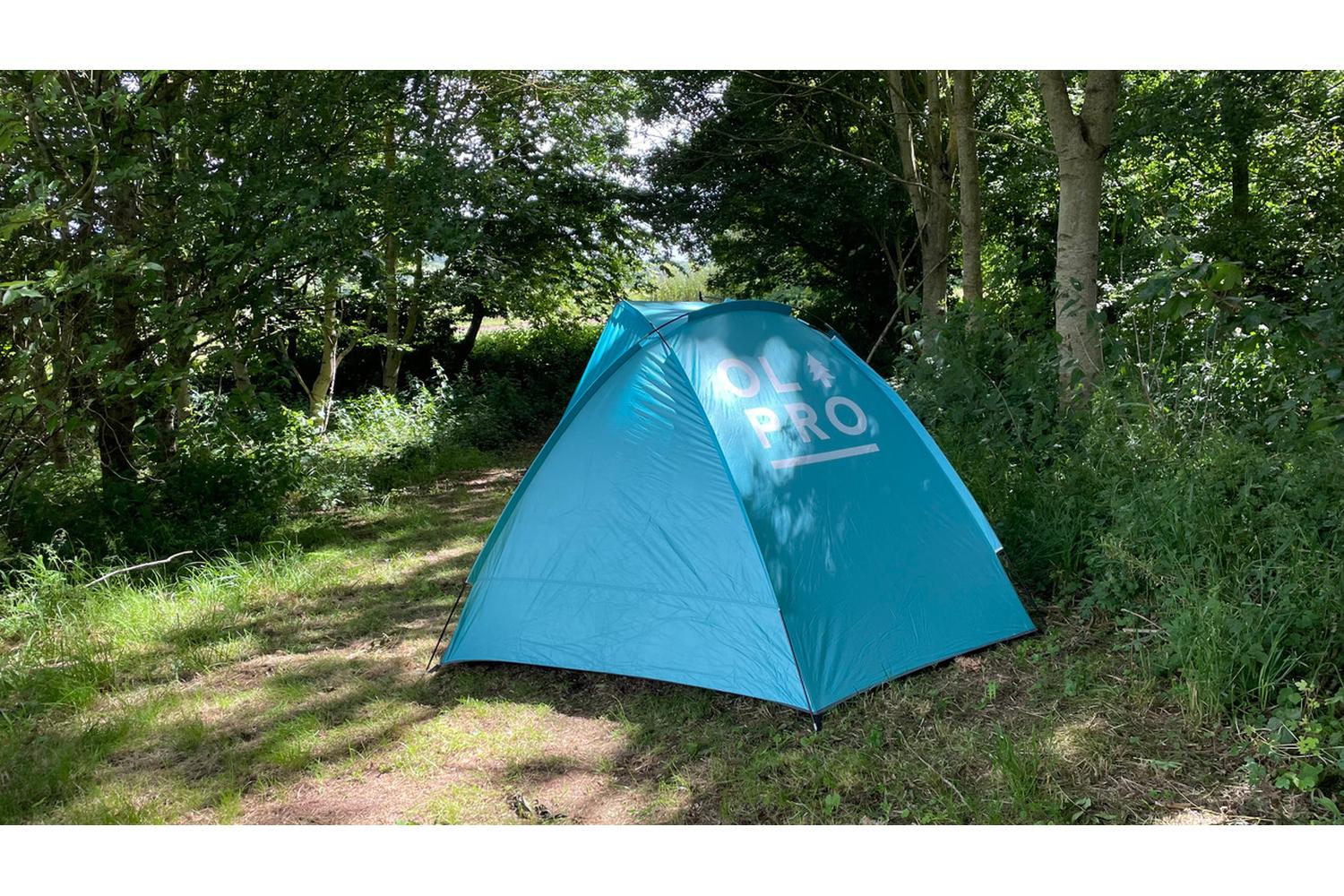 Beach Tent Blue | Outdoor Shelter | Fibreglass Poles | 120cm X 260cm-3